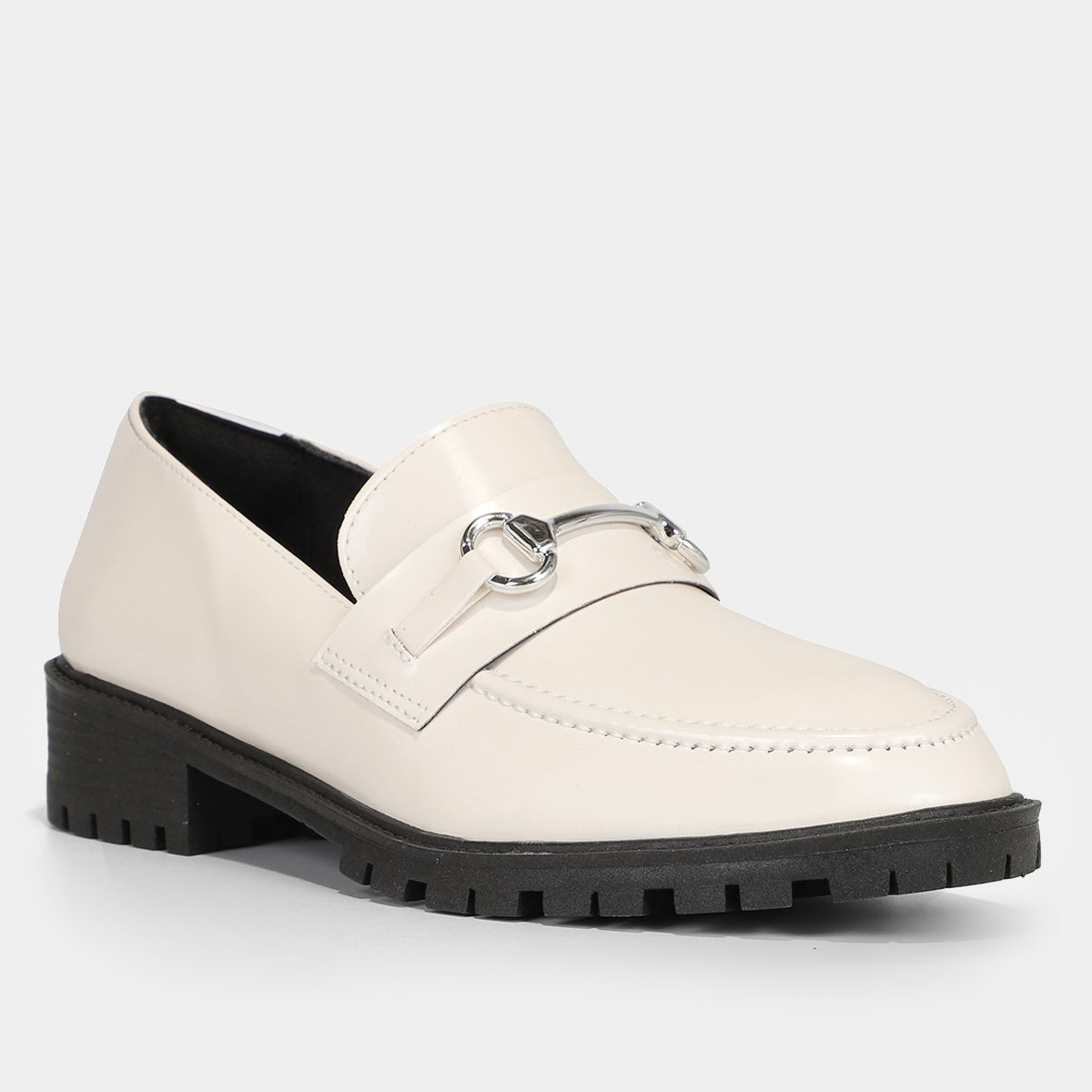 Mocassim Shoestock Metal Tratorado Feminino - Tam: 39 - 2