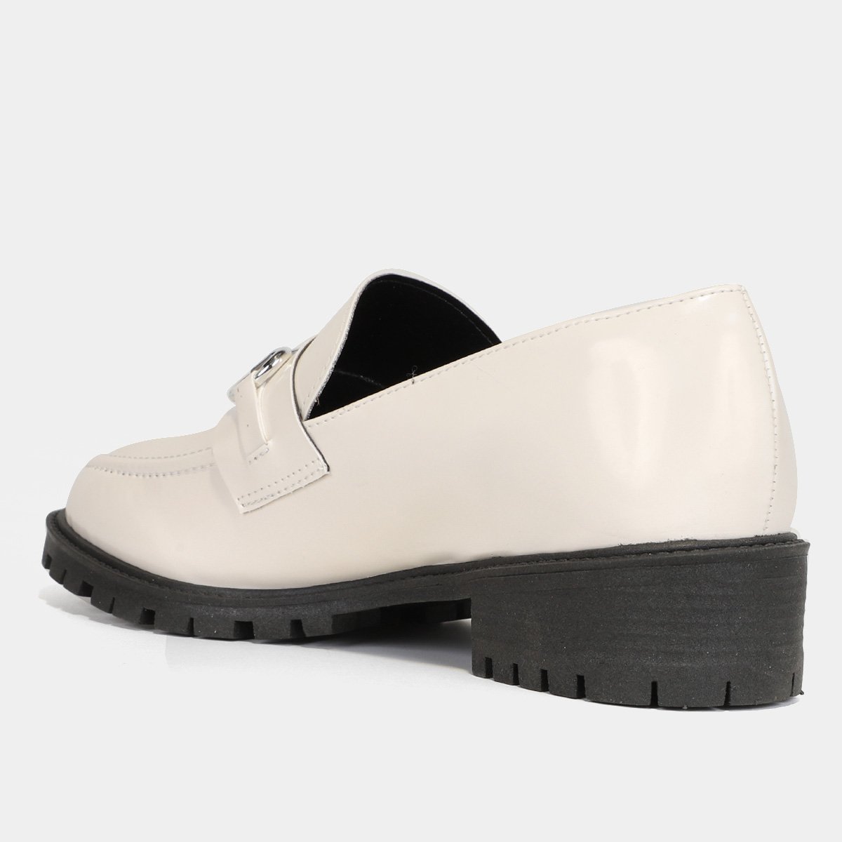 Mocassim Shoestock Metal Tratorado Feminino - Tam: 39 - 3