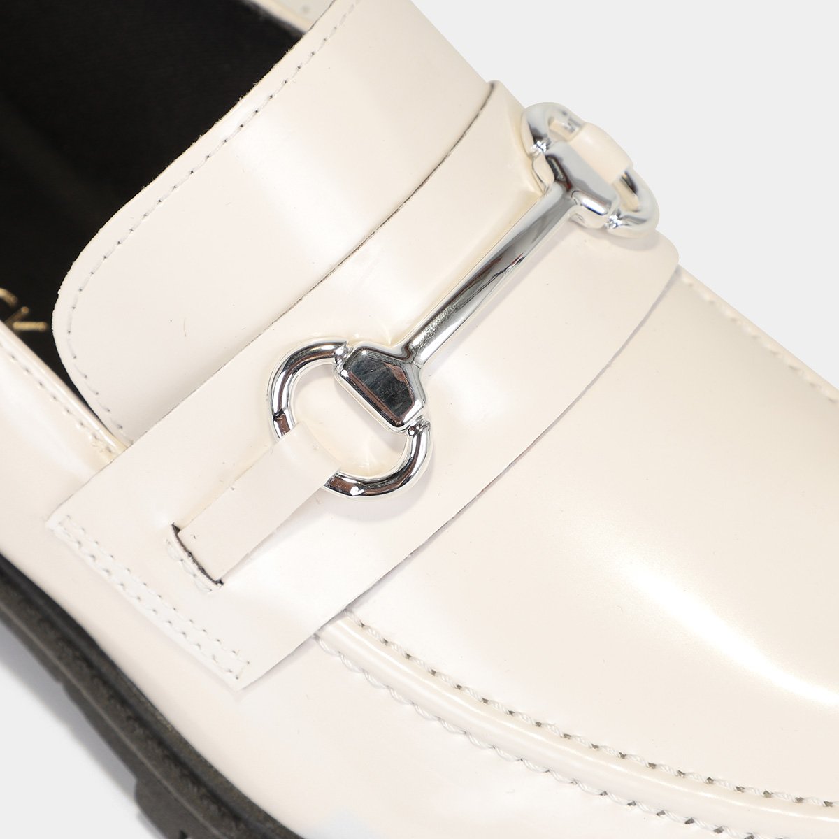 Mocassim Shoestock Metal Tratorado Feminino - Tam: 39 - 4