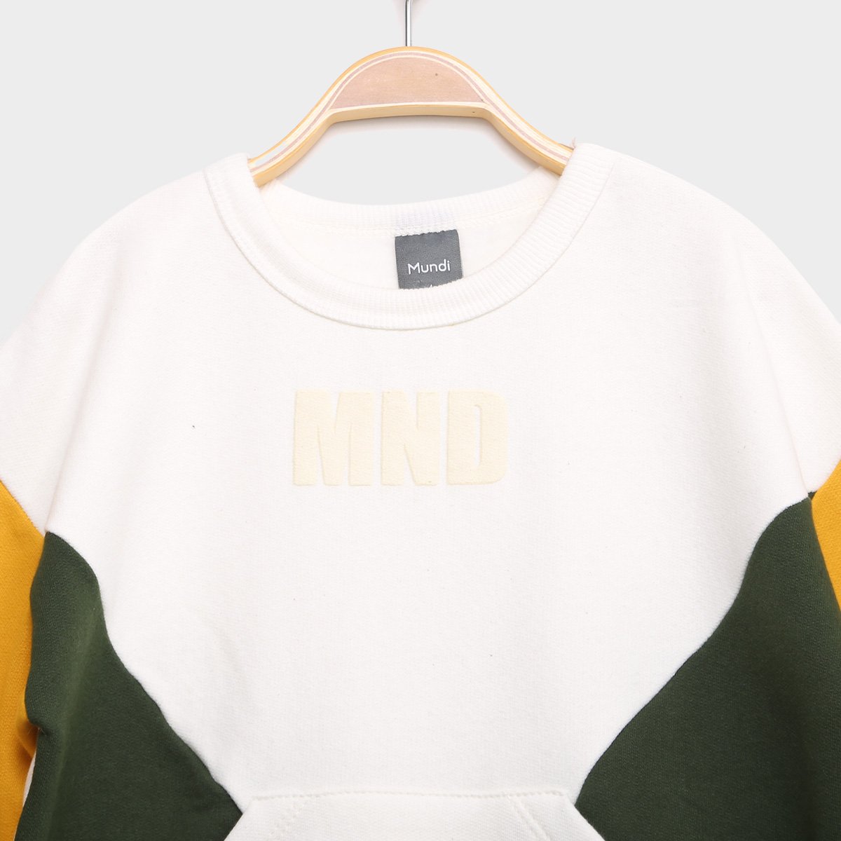 Moletom Infantil Mundi Estampado Relevo Masculino - Tam: 14A - 1