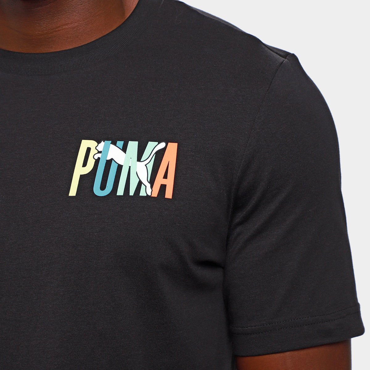 Camiseta Puma Graphic Masculina - Tam: G - 2