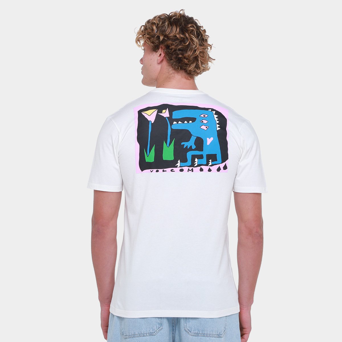 Camiseta Volcom Dino Masculina - Tam: P - 1