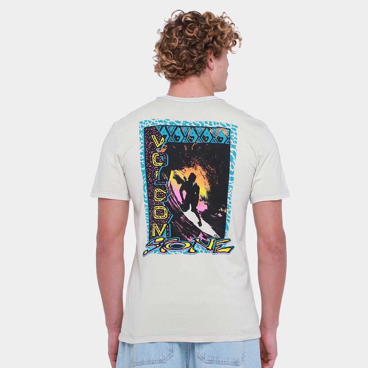 Camiseta Volcom Haynes Masculina - Tam: P - 1
