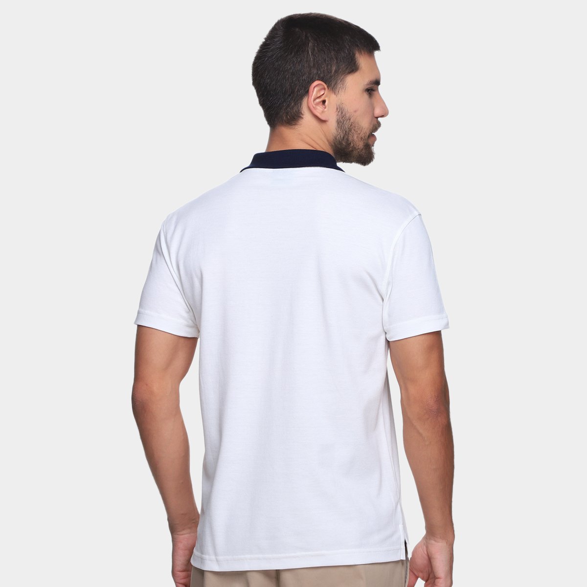 Camisa Polo Gola Contraste Masculino - Tam: P - 1