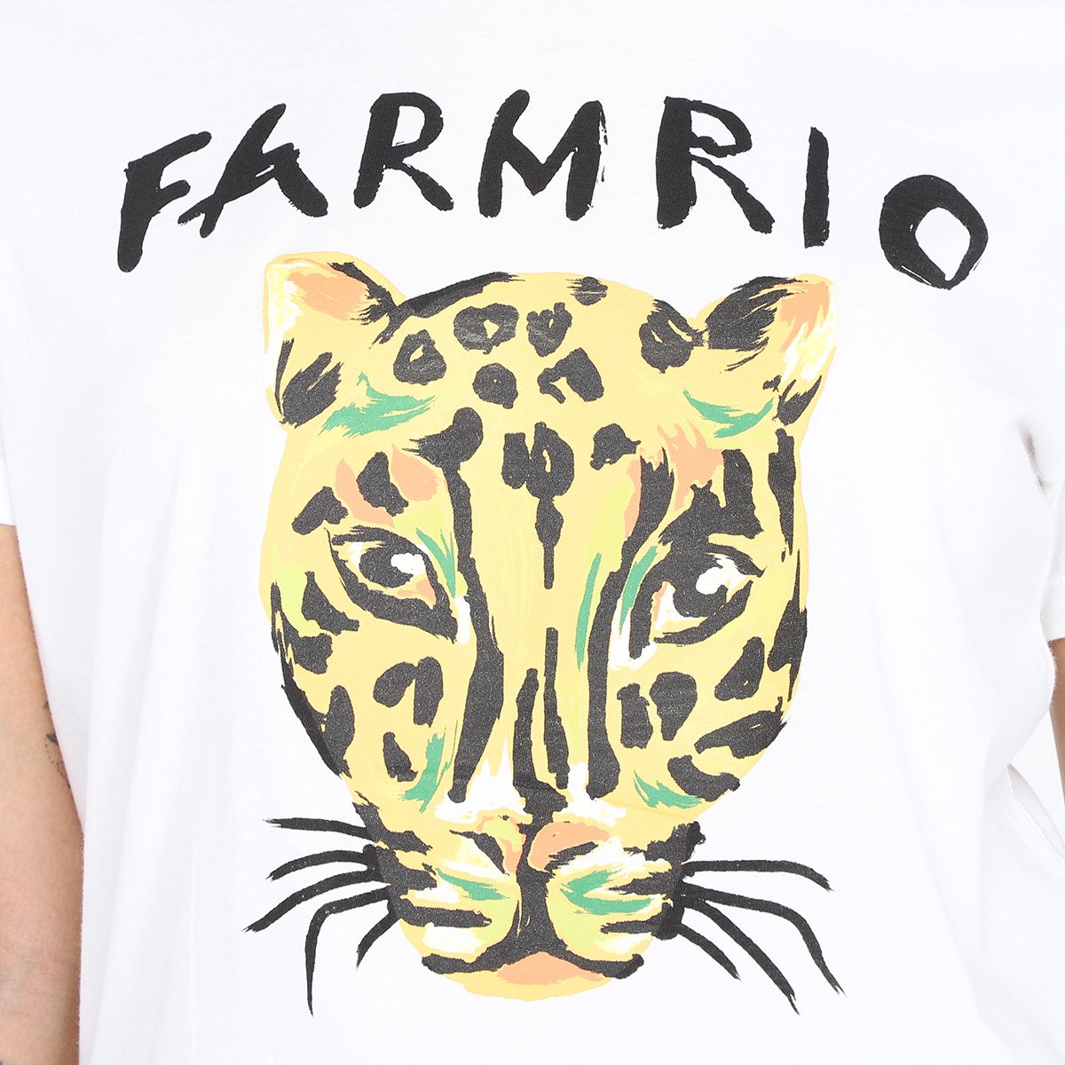 Camiseta Farm Rio Onça Fit Feminina - Tam: M - 2