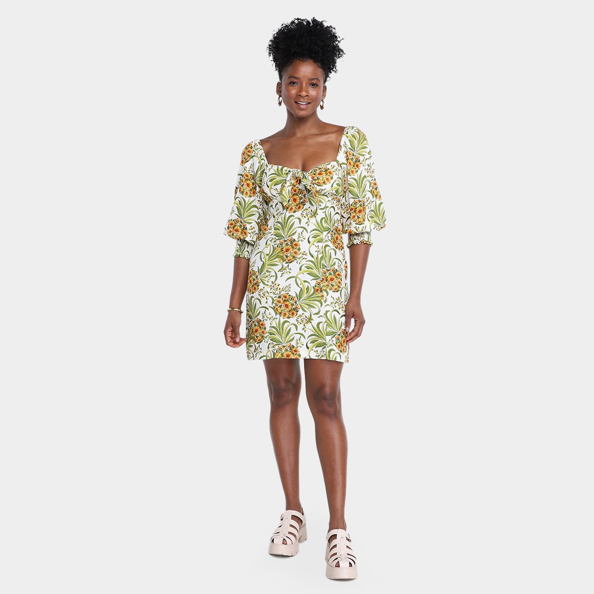 Vestido Farm Curto Abacaflor - Tam: M - 3