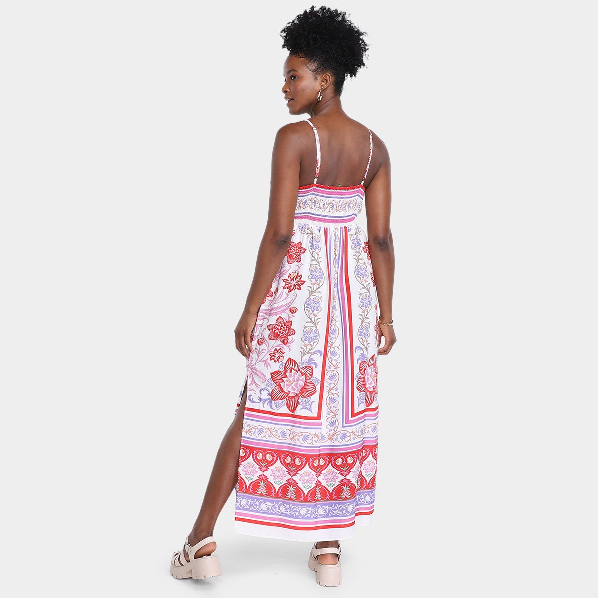 Vestido Farm Longo Nos Lisboa - Tam: G - 1