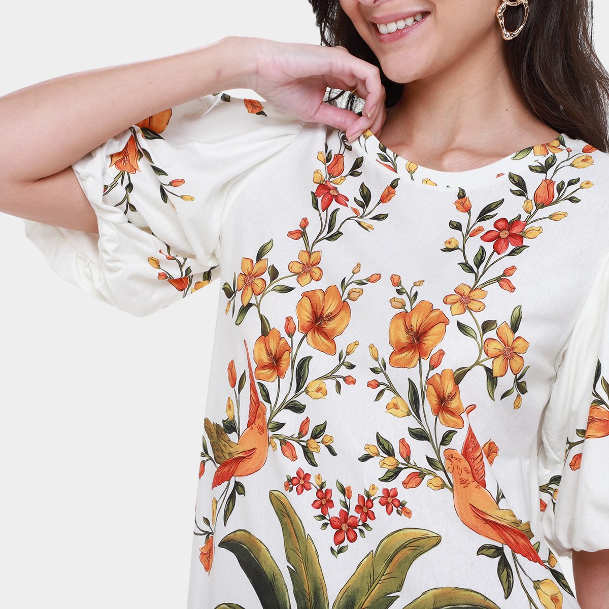 Vestido Farm Fofa Bosque Chic - Tam: M - 2
