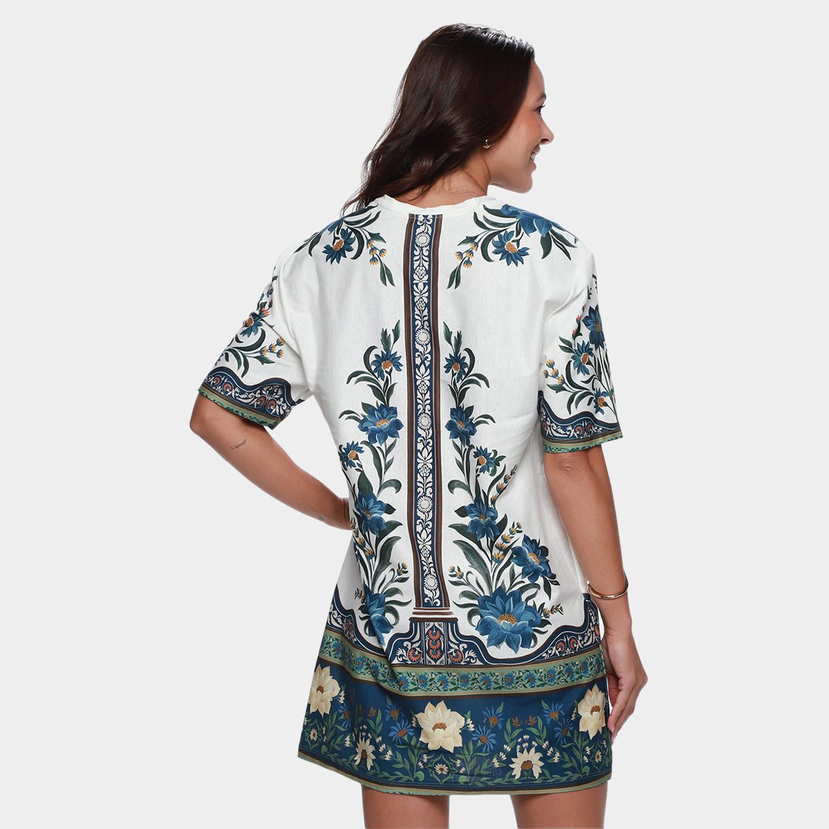 Vestido Tshirt Farm Casual Feminino - Tam: P - 1