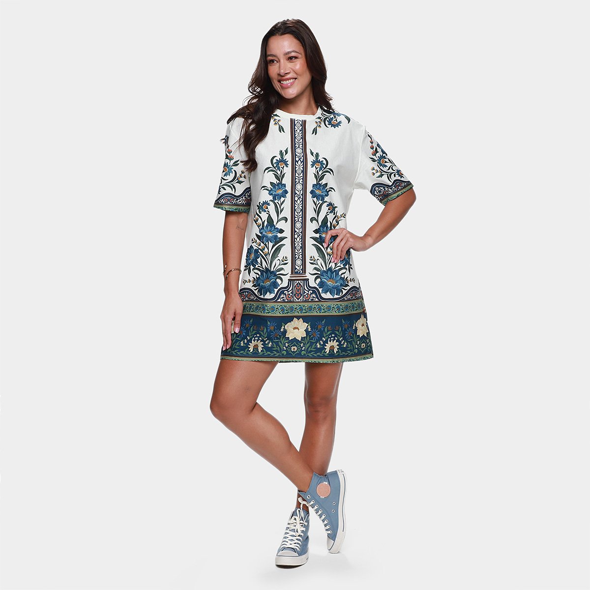 Vestido Tshirt Farm Casual Feminino - Tam: P - 3