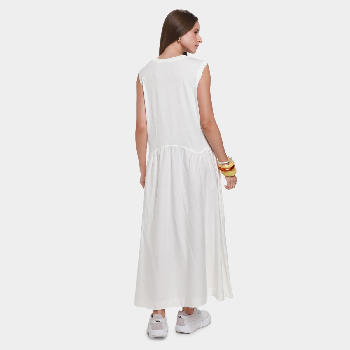 Vestido Longo Farm Casual Feminino - Tam: P - 1