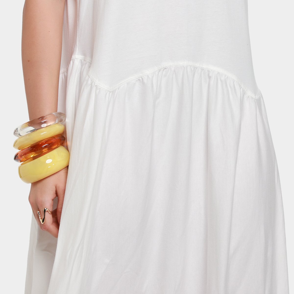 Vestido Longo Farm Casual Feminino - Tam: P - 2