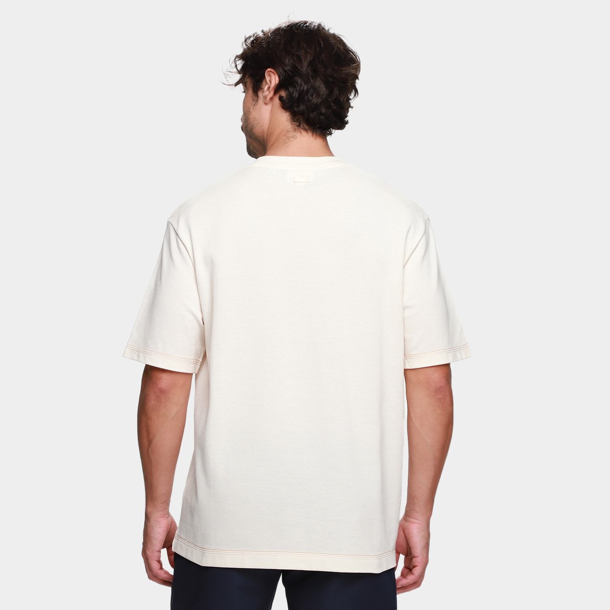 Camiseta Lacoste Casual Masculina - Tam: P - 1