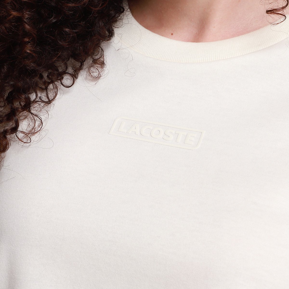 Camiseta Lacoste Casual Feminina - Tam: P - 2