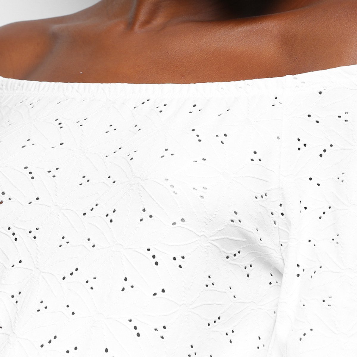 Blusa Lecimar Ombro a Ombro Floral Feminina - Tam: G2 - 2