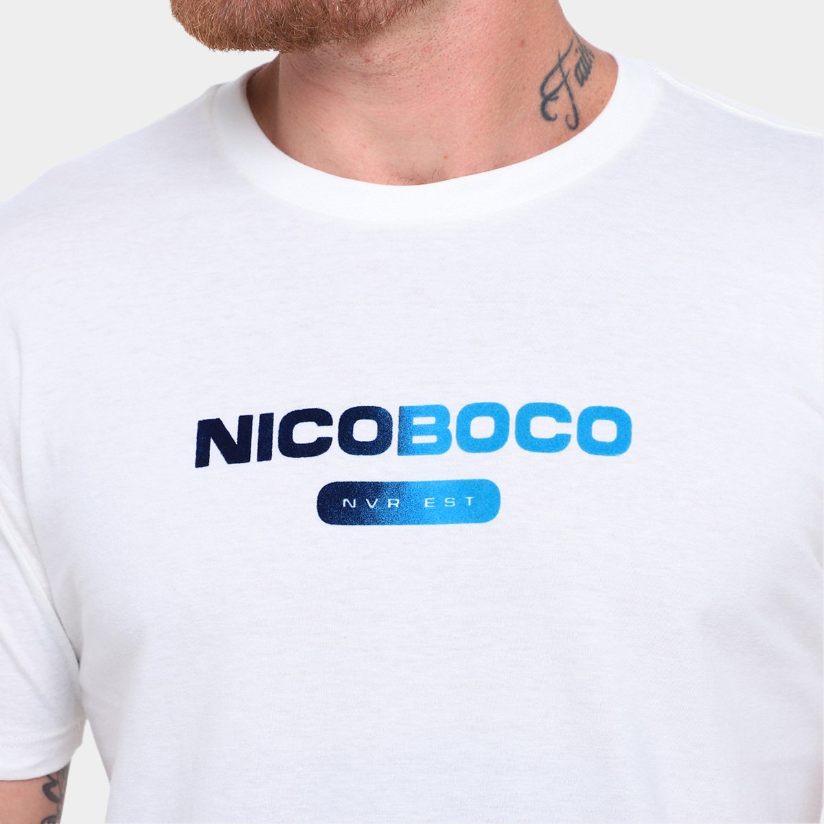 Camiseta Nicoboco Slim Fit Panteao Masculina - Tam: P - 2