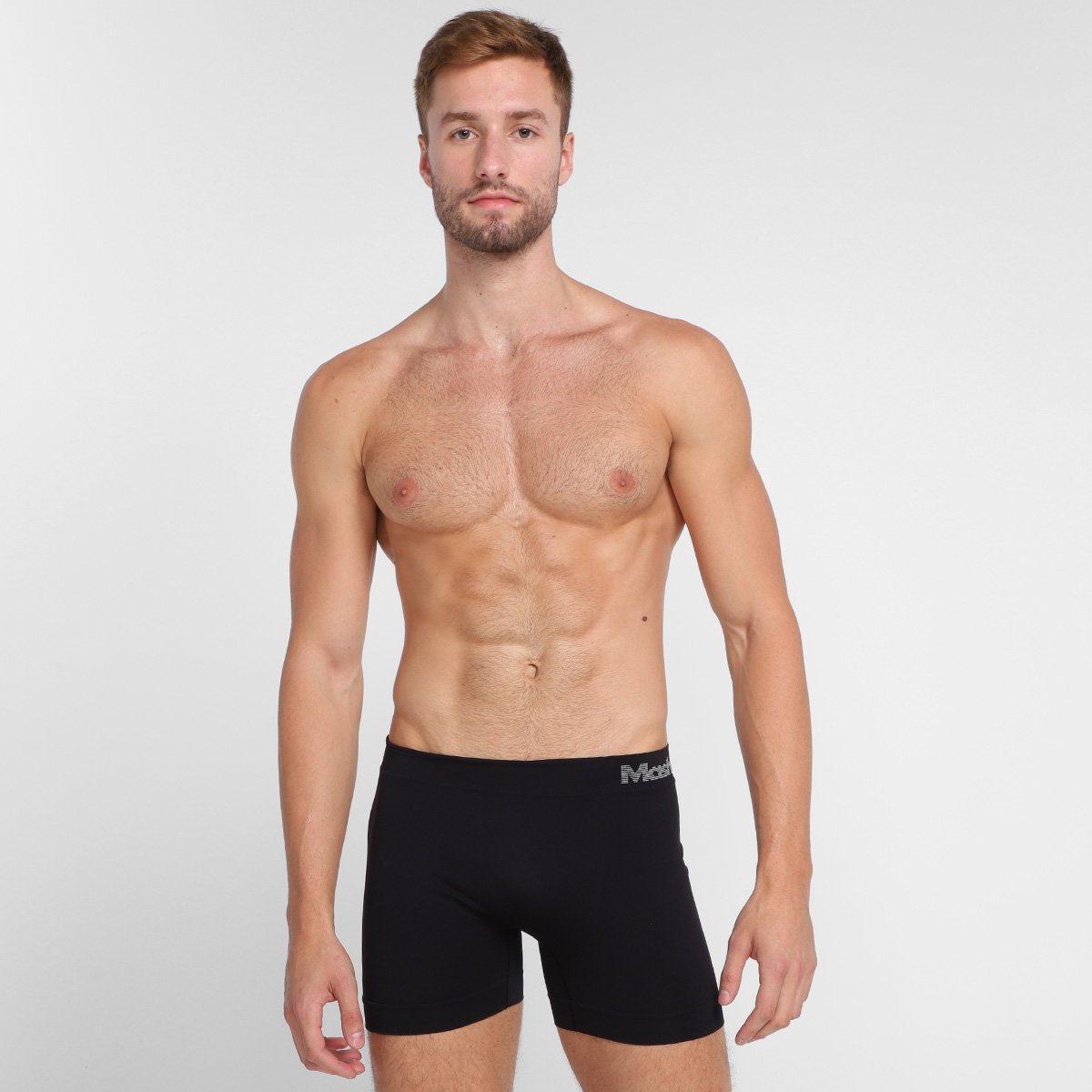 Kit Cueca Boxer Mash Microfibra Sem Costura 2 Peças - Tam: P - 3