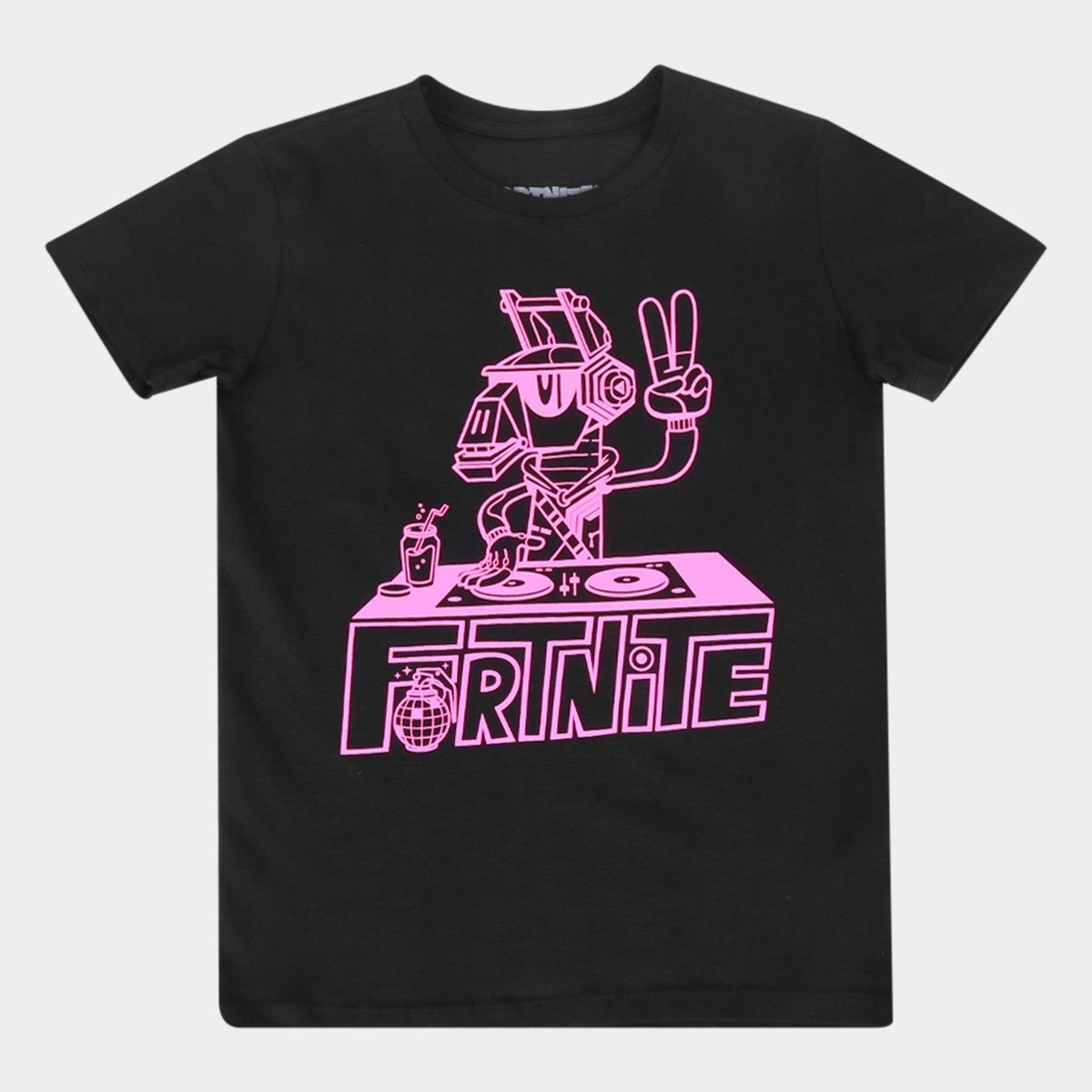 Camiseta Juvenil Fortnite Dj Yonder Masculina