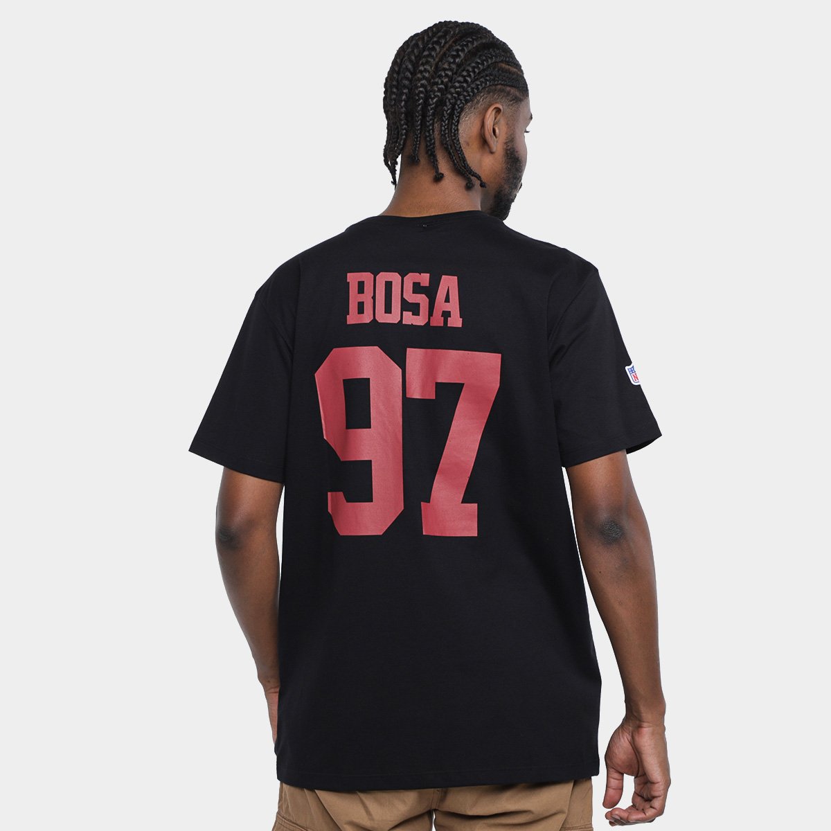 Camiseta NFL San Francisco 49ERS Bosa 97 Masculina - Tam: P - 1