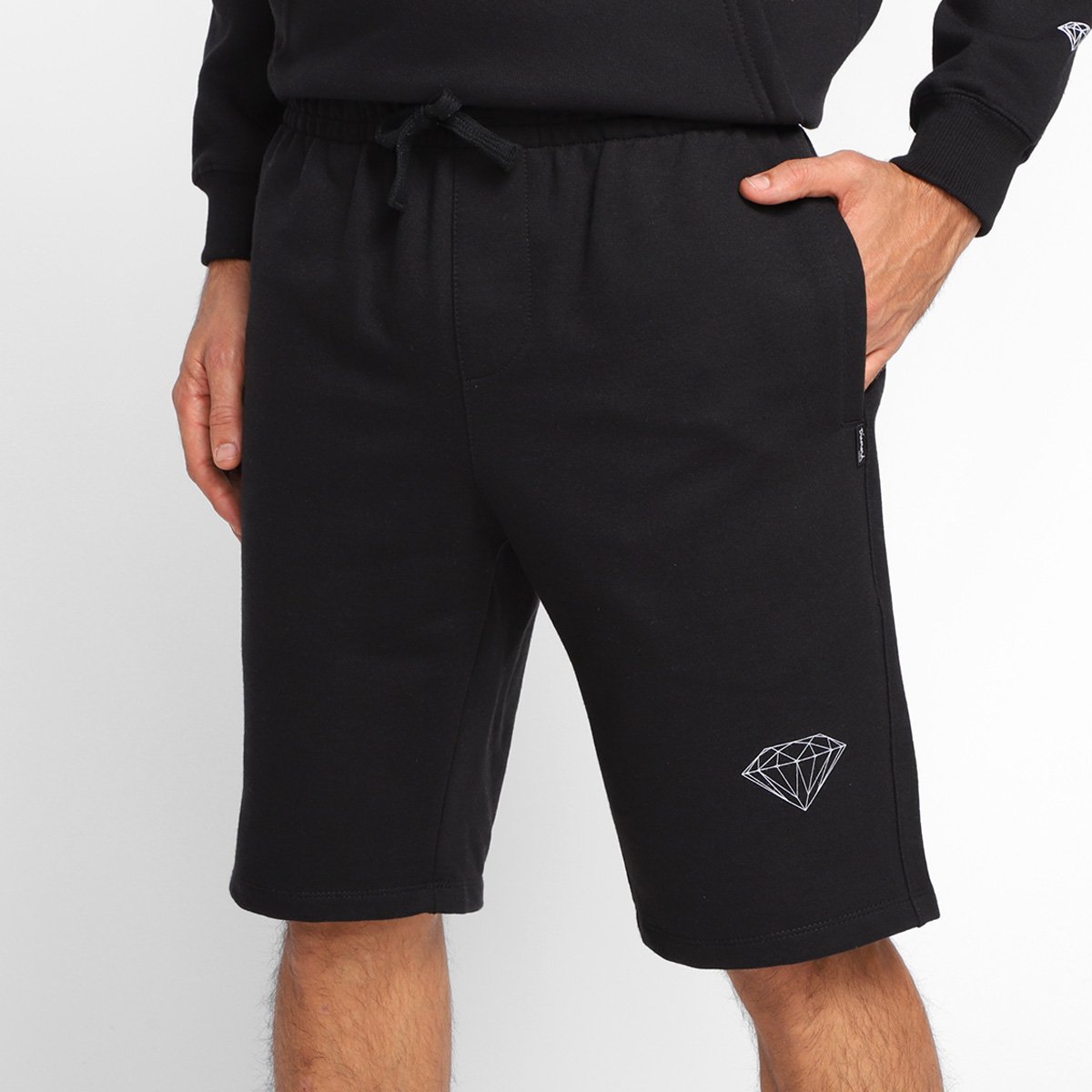 Bermuda Moletom Diamond Brilliant Masculina