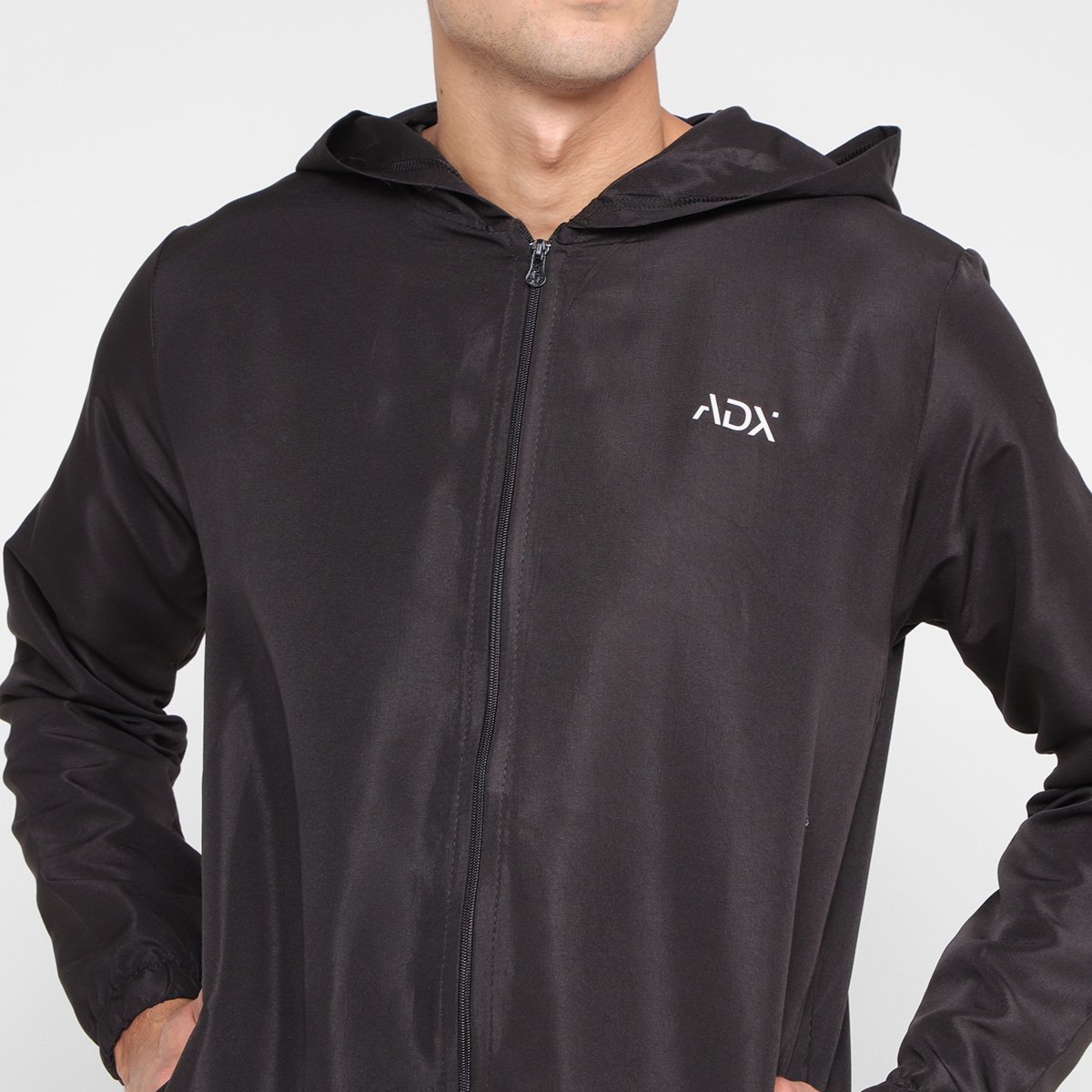 Jaqueta Adx Corta Vento Com Capuz Tac Tel Masculina - Tam: P - 2