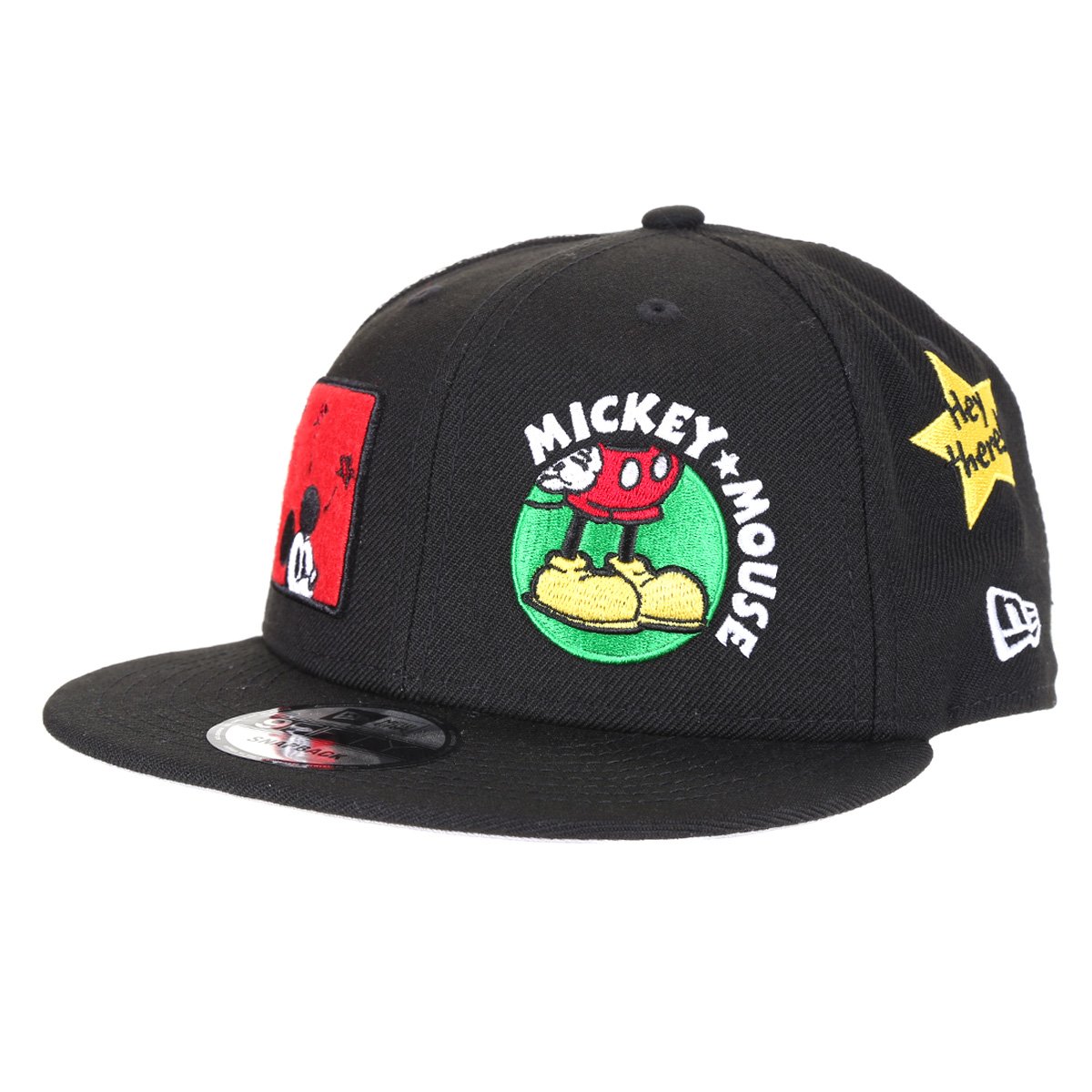 Boné Juvenil New Era Aba Curva Snapback 950 The True Ori Mickey Mouse Blk Masculino