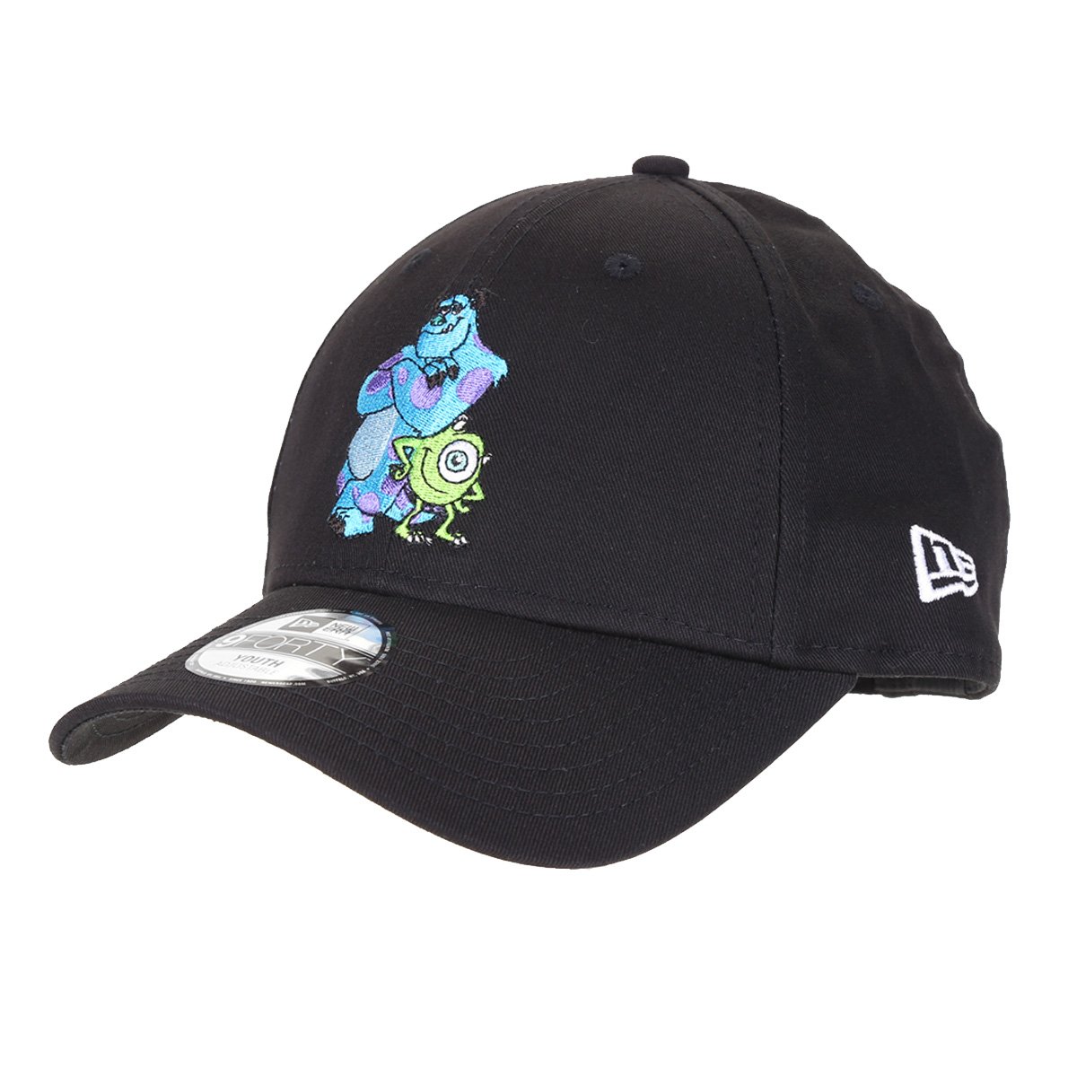 Boné Infantil New Era Aba Curva Strapback 940 Disney Charactr Face Moninc Blk Masculino