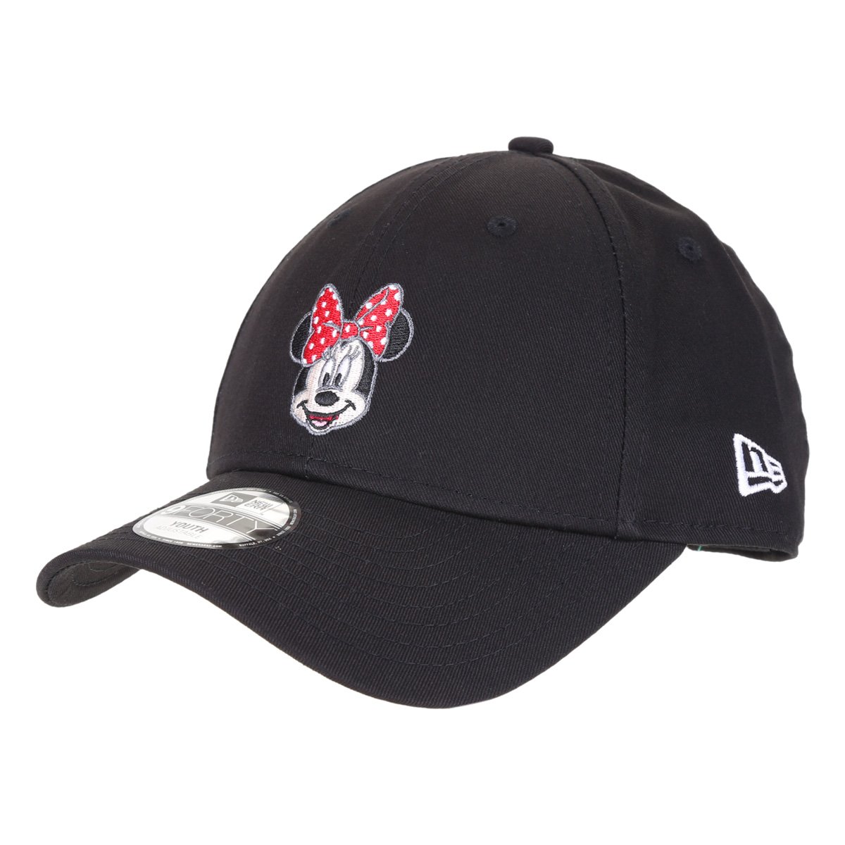 Boné Infantil New Era Aba Curva Strapback 940 Disney Charactr Face Minmou Bl Masculino