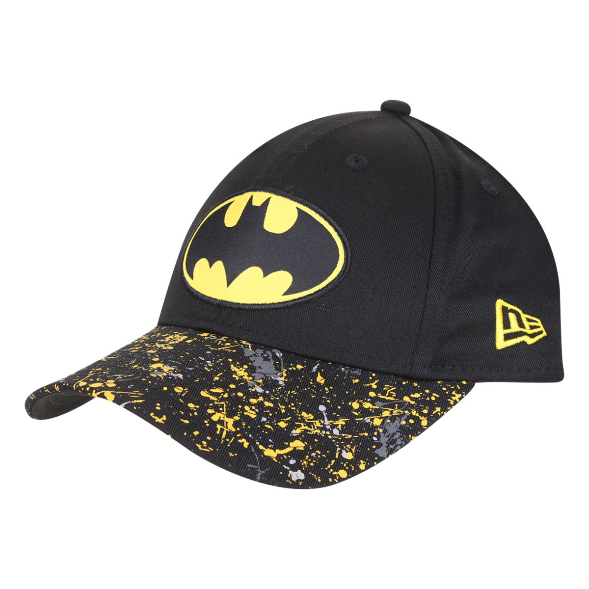 Boné Infantil New Era Aba Curva Snapback 940 Character Batman Blk Masculino