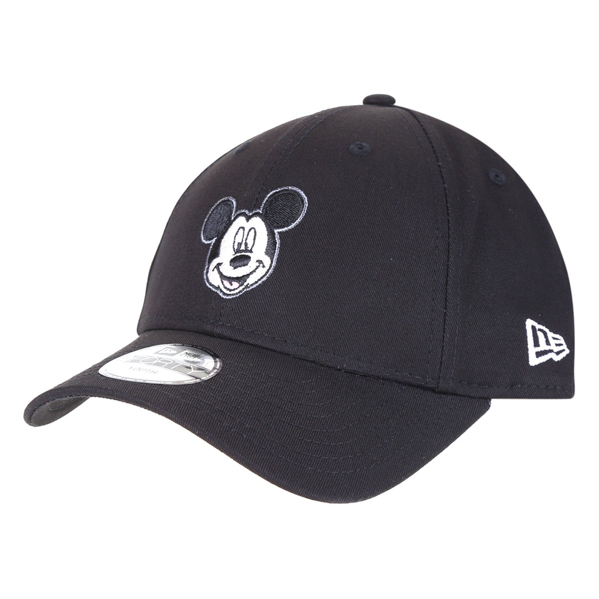 Boné Infantil New Era Aba Curva Strapback 940 Disney Charactr Face Micmou Bl Masculino
