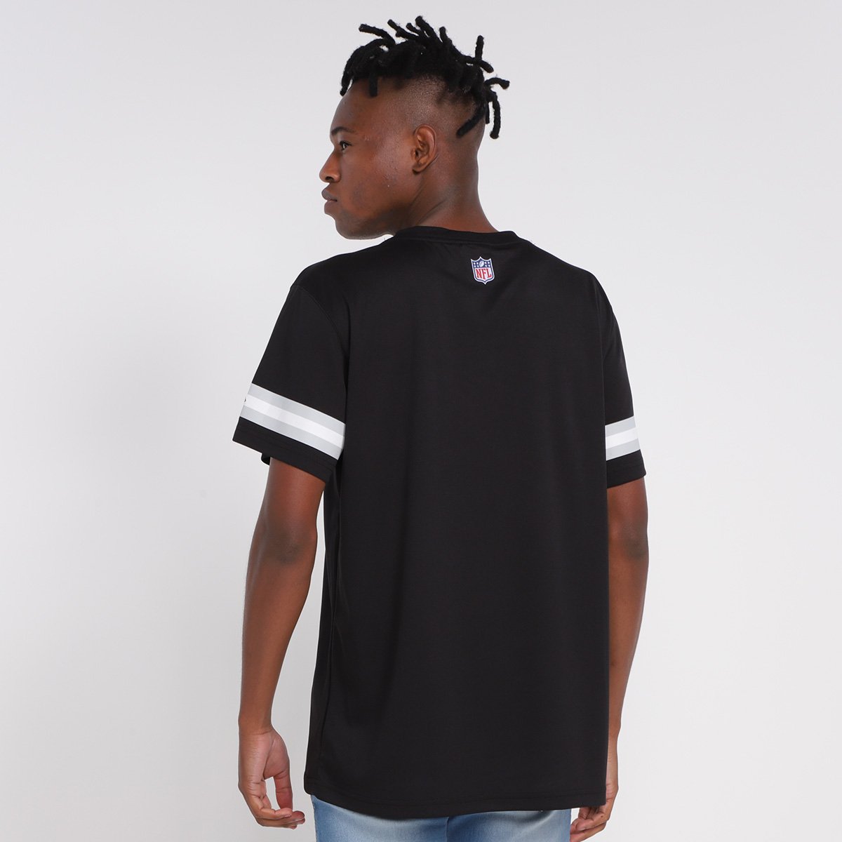 Camiseta Las Vegas Raiders New Era Jersey Urban Tech Logo Masculina - Tam: M - 1