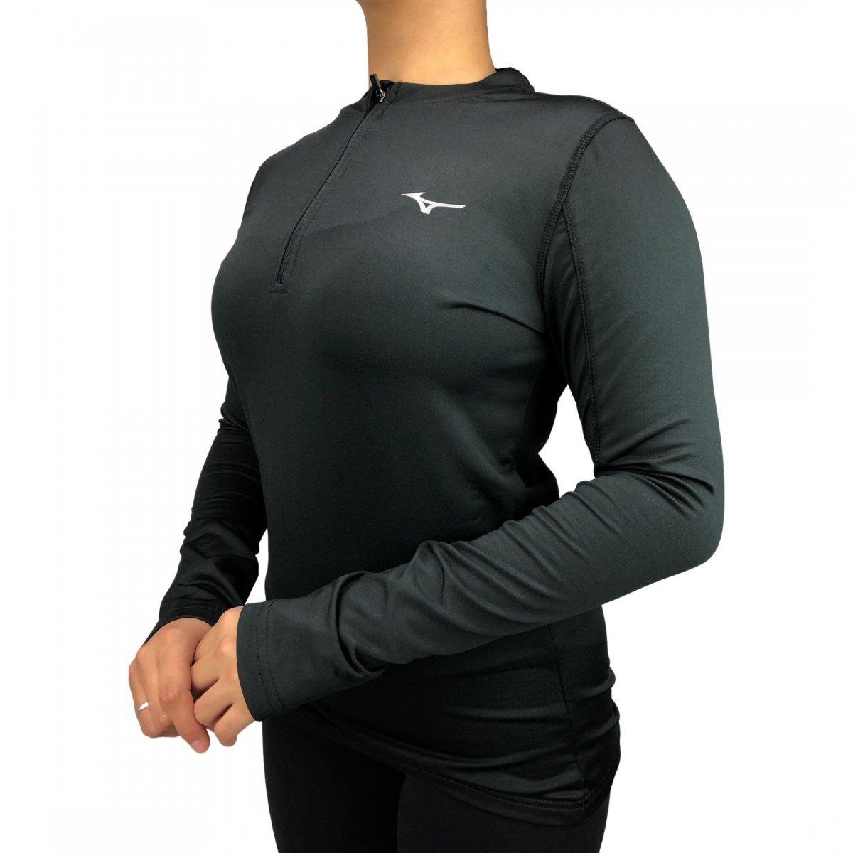 Camiseta Mizuno Térmica Manga Longa Feminina - Tam: P - 1