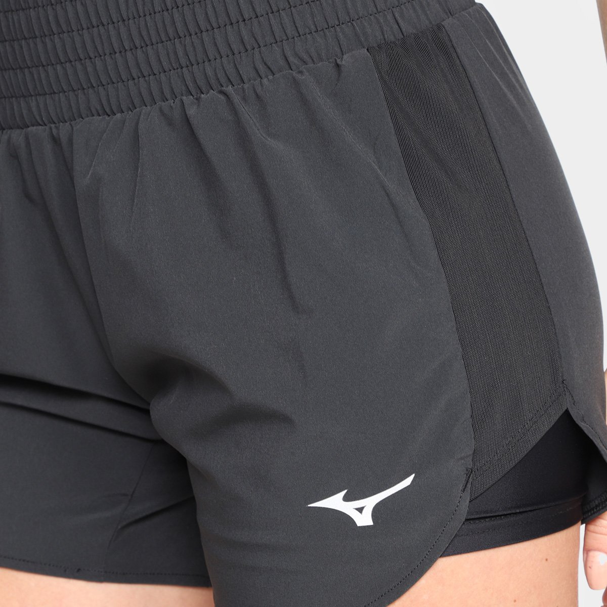 Short Mizuno Com Bermuda Interna Feminino - Tam: GG - 2