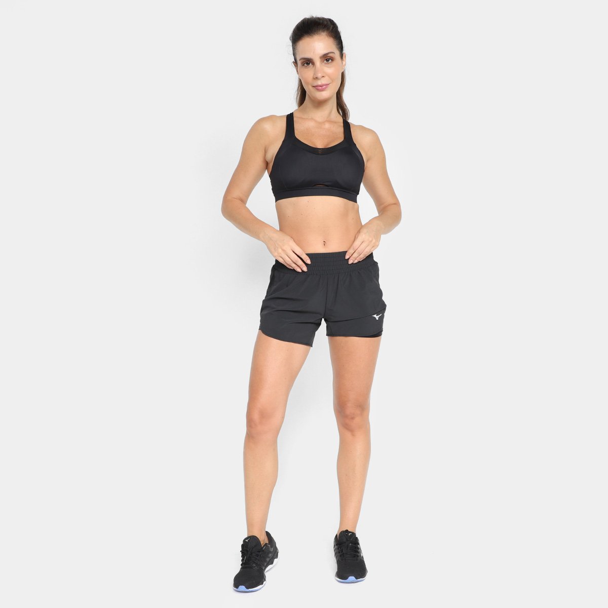 Short Mizuno Com Bermuda Interna Feminino - Tam: GG - 3