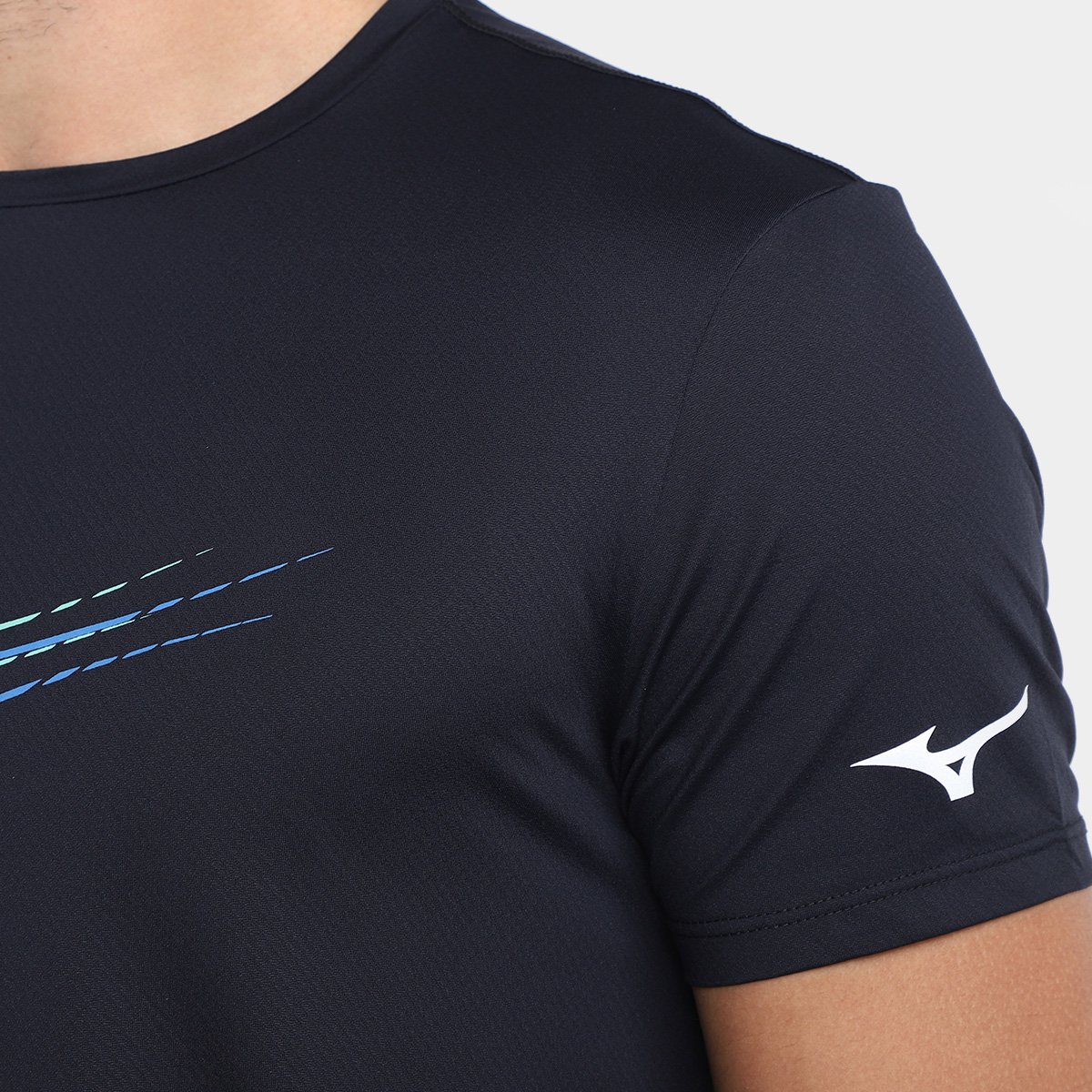 Camiseta Mizuno Foc Stamp Masculina - Tam: GG - 2