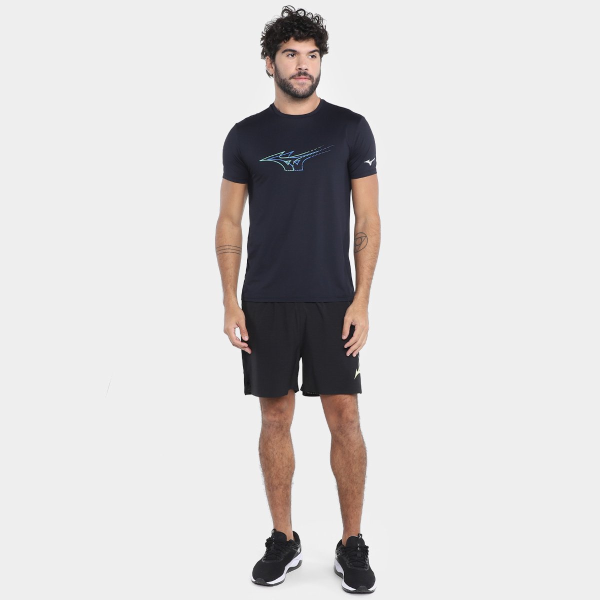 Camiseta Mizuno Foc Stamp Masculina - Tam: GG - 3