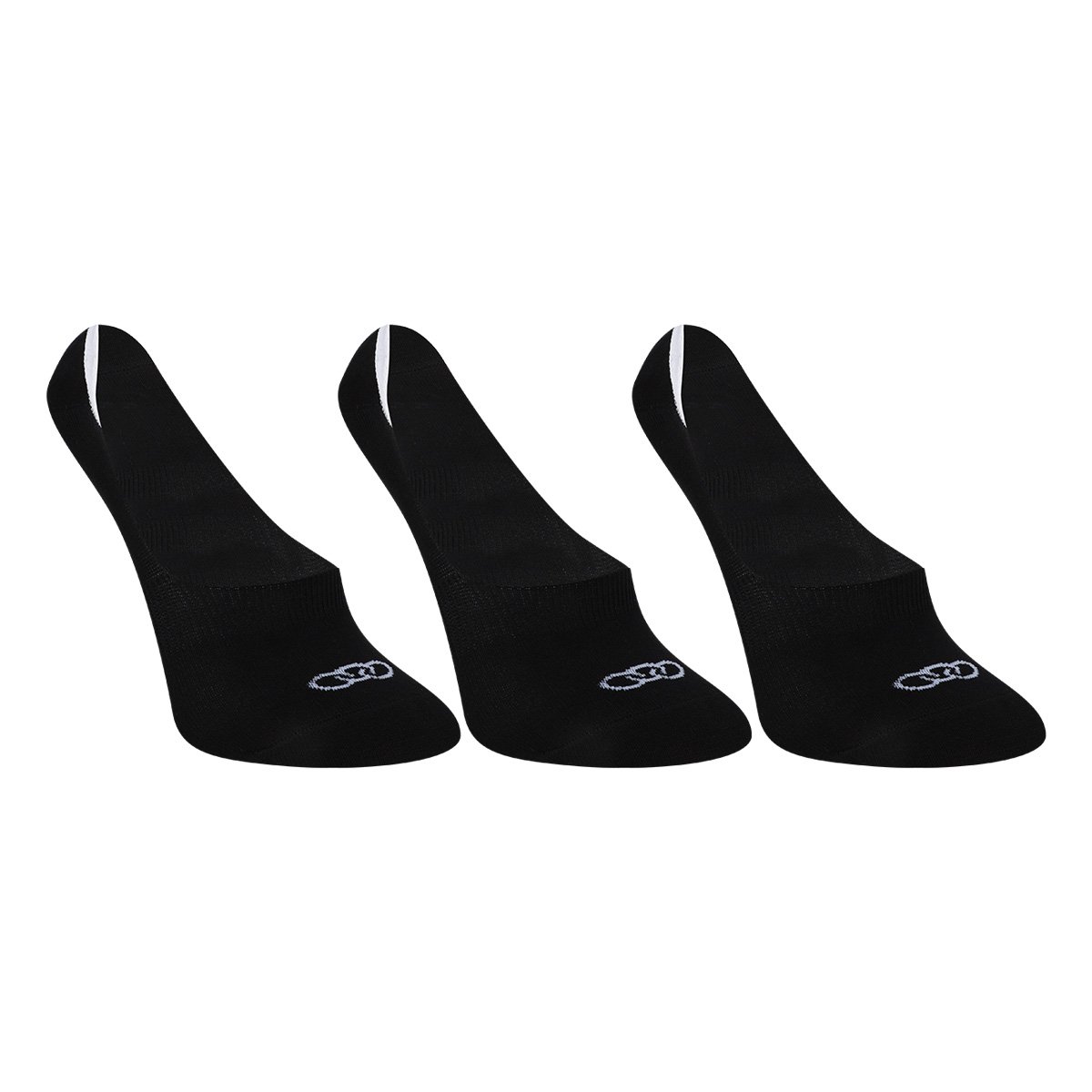 Kit Meia Olympikus Cano Invisível Ultra c/ 3 Pares Feminina