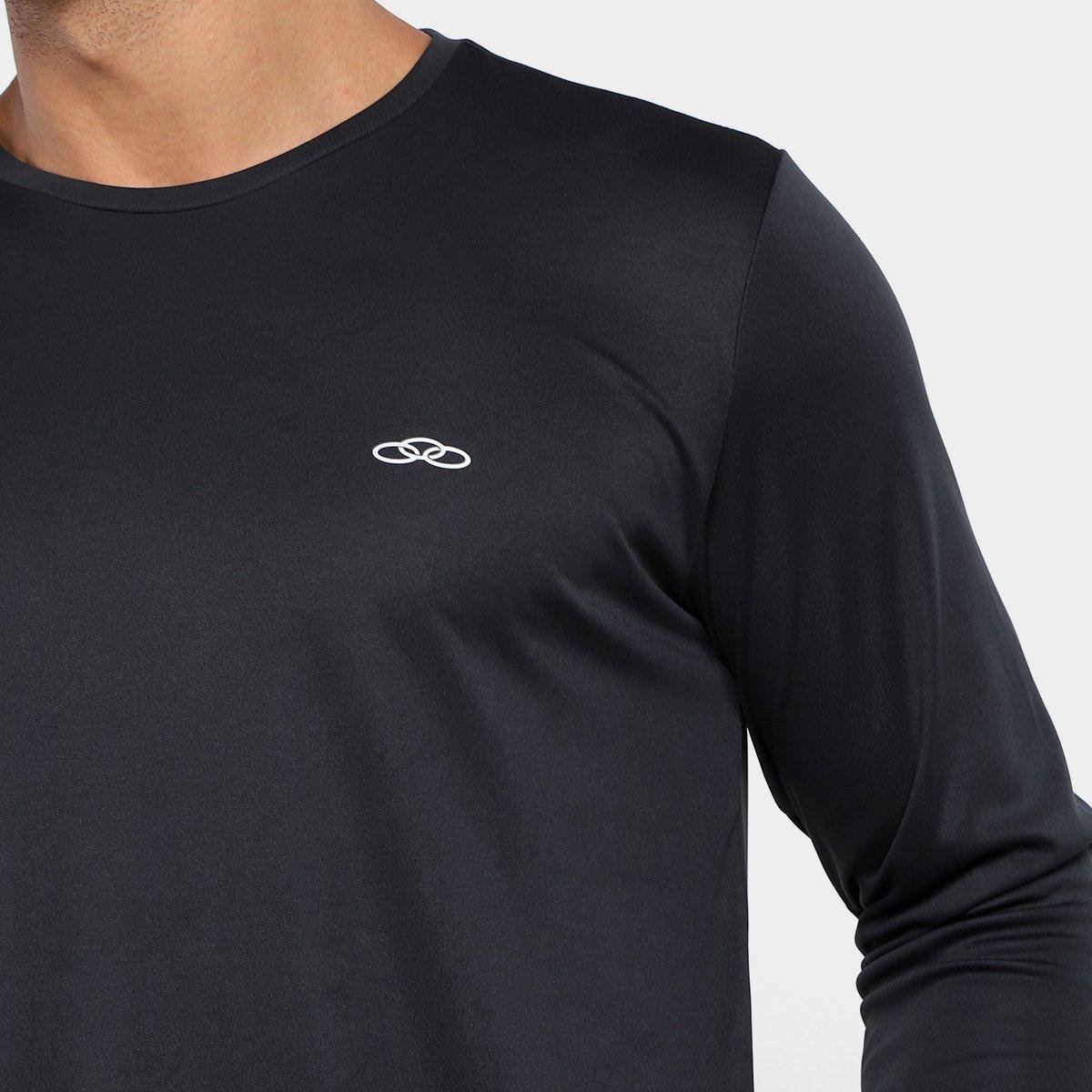 Camiseta Olympikus Essential Manga Longa Masculina - Tam: P - 2