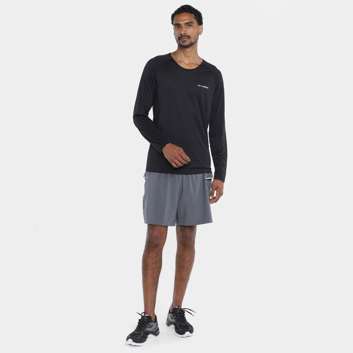 Camiseta Olympikus Runner Manga Longa 2.0 Masculina - Tam: P - 3