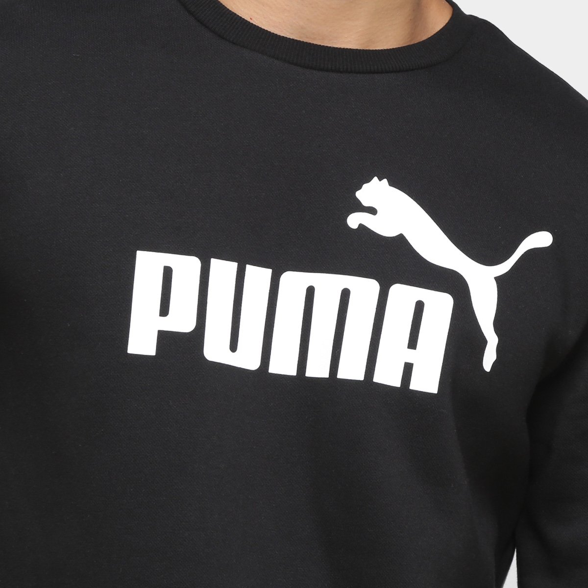 Moletom Puma Ess Big Logo Crew Fl Masculino - Tam: GG - 2