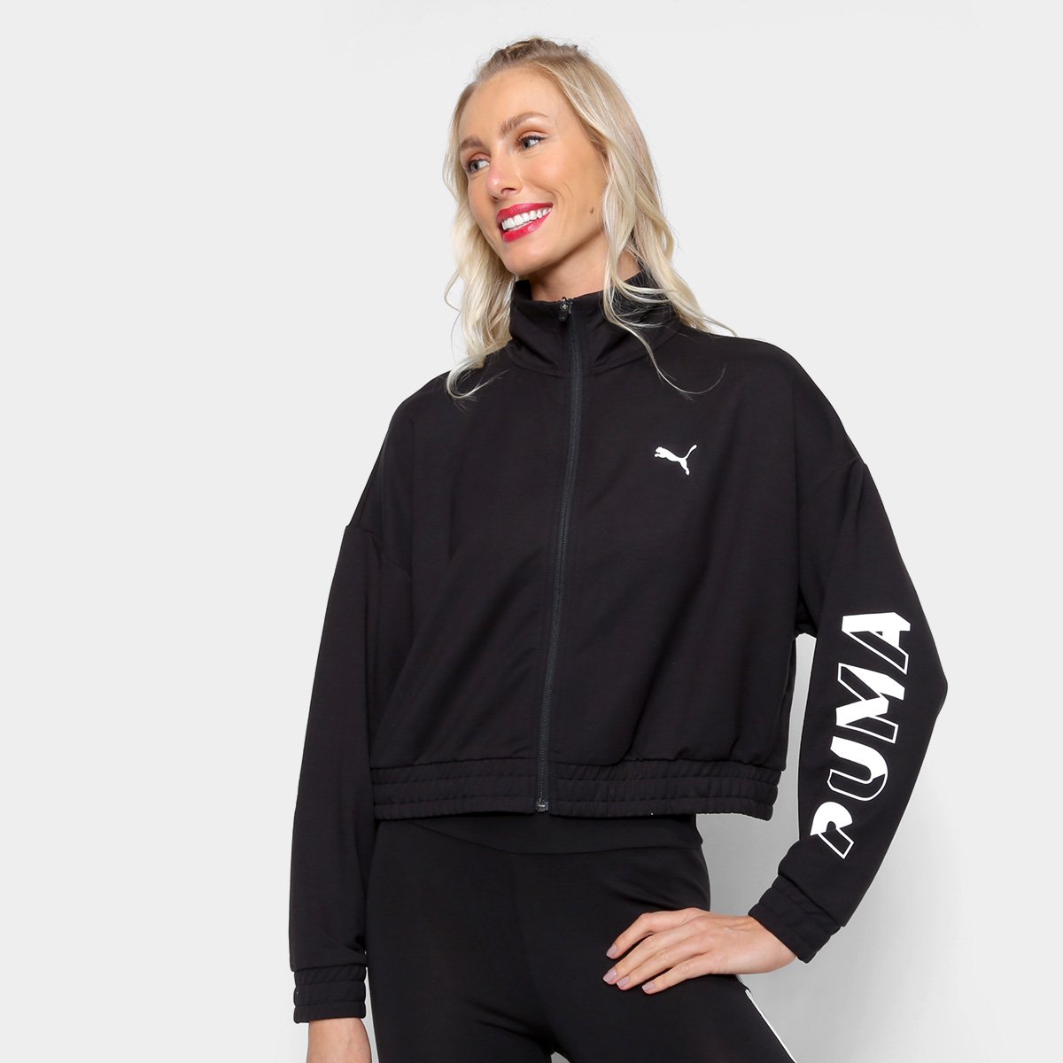 Jaqueta Puma Cropped Modern Sports Track Feminina