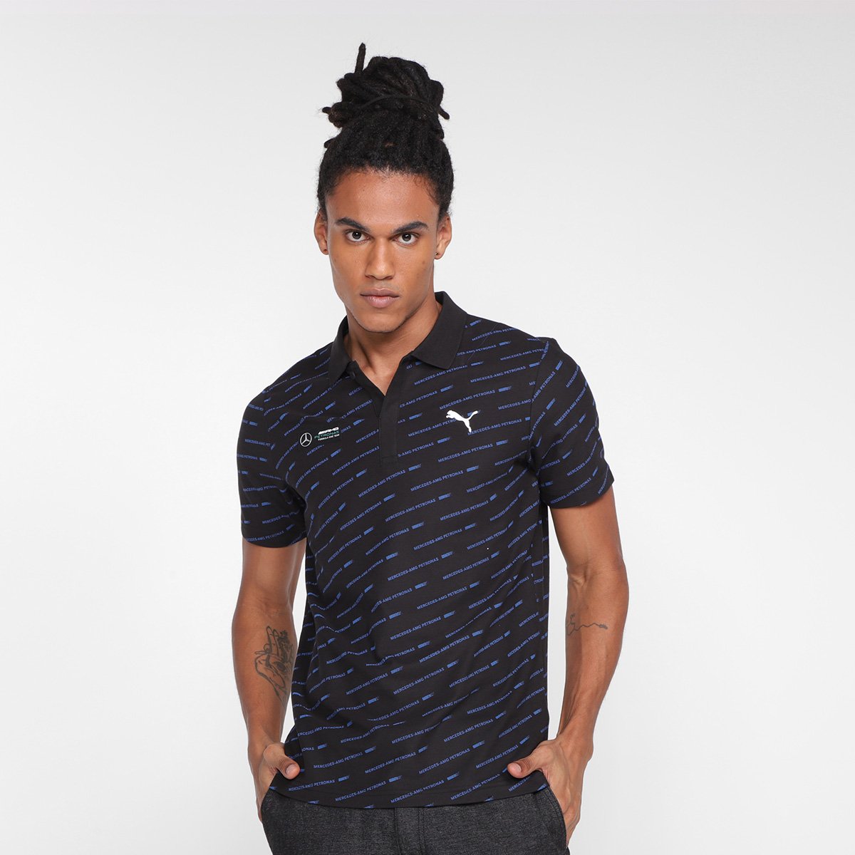 Camisa Polo Puma MAPF1 AOP Masculina