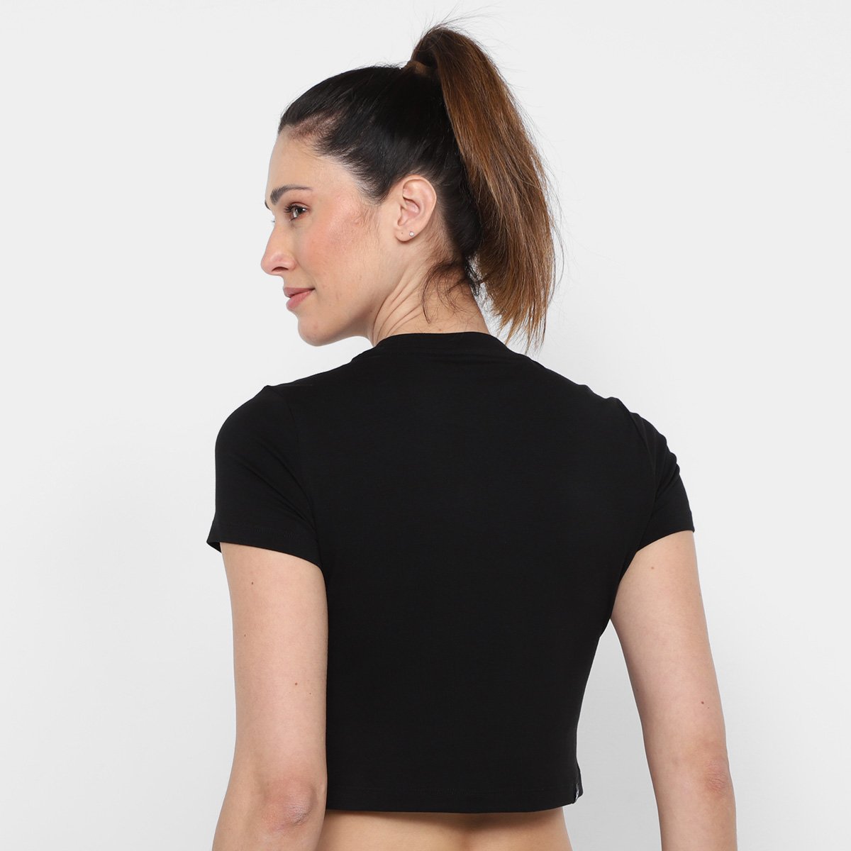 Camiseta Cropped Puma Essentials Logo Feminina - Tam: P - 1