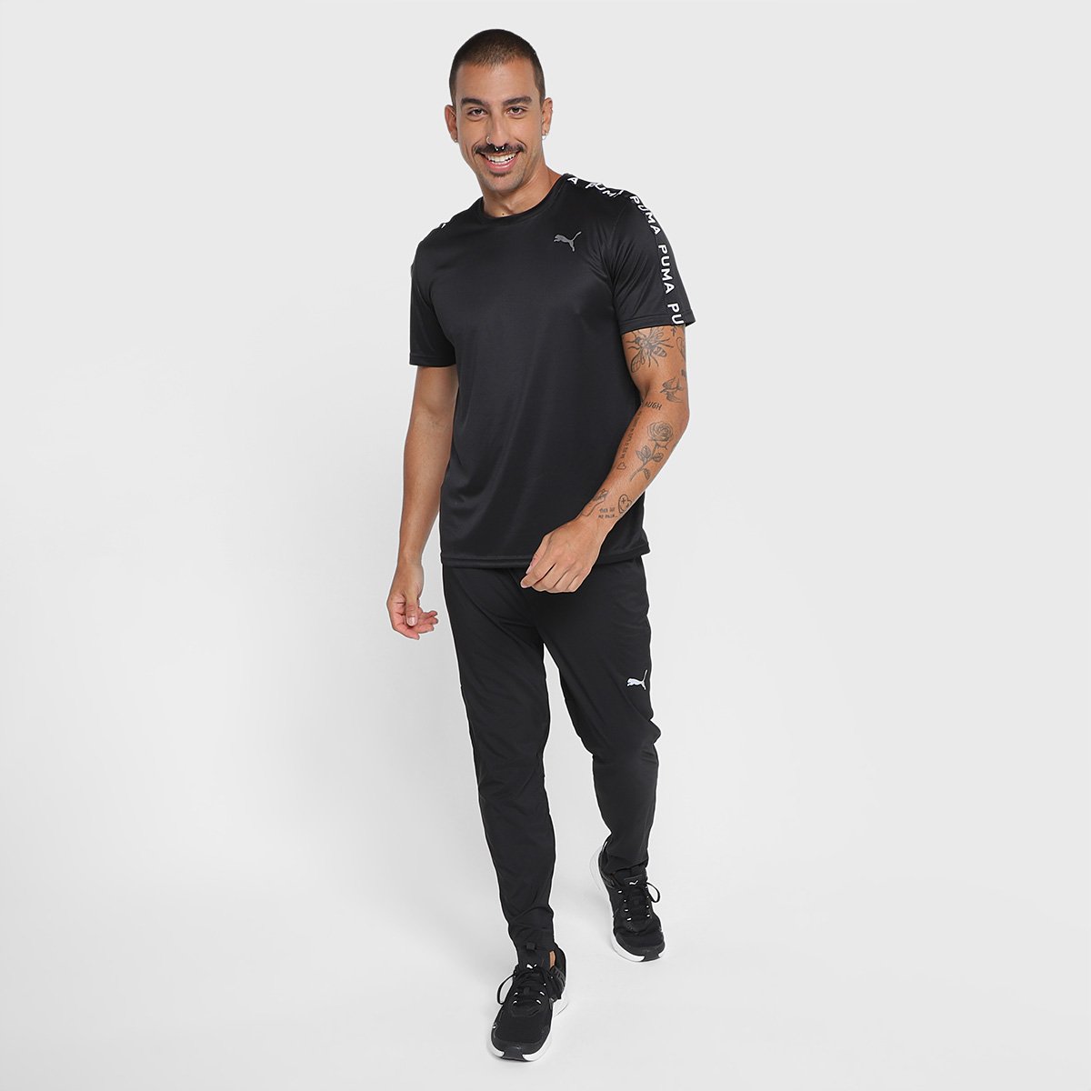 Calça Puma Run Favorite Tapered - Tam: EGG - 3