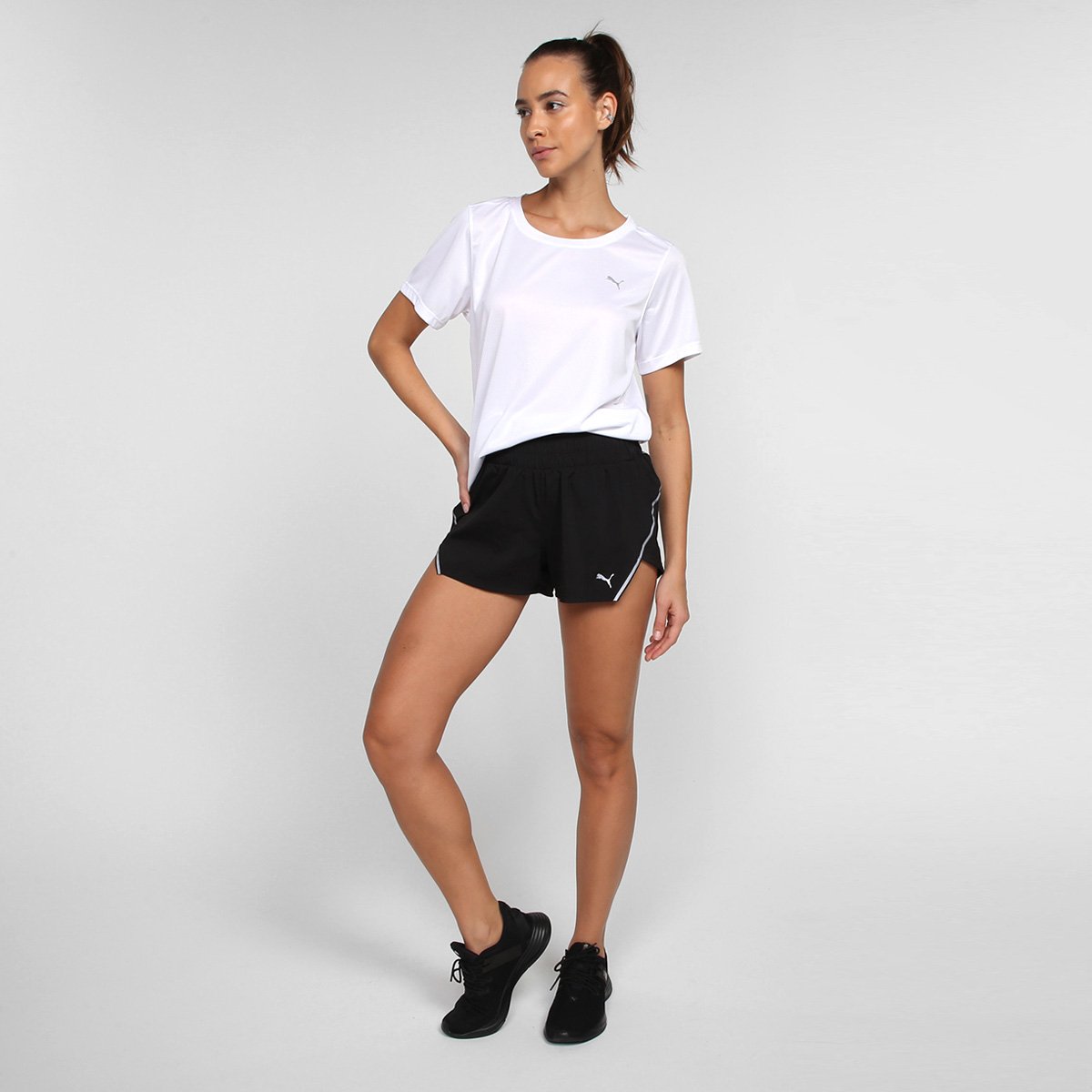 Short Puma Run Woven 3" Feminino - Tam: XS - 3