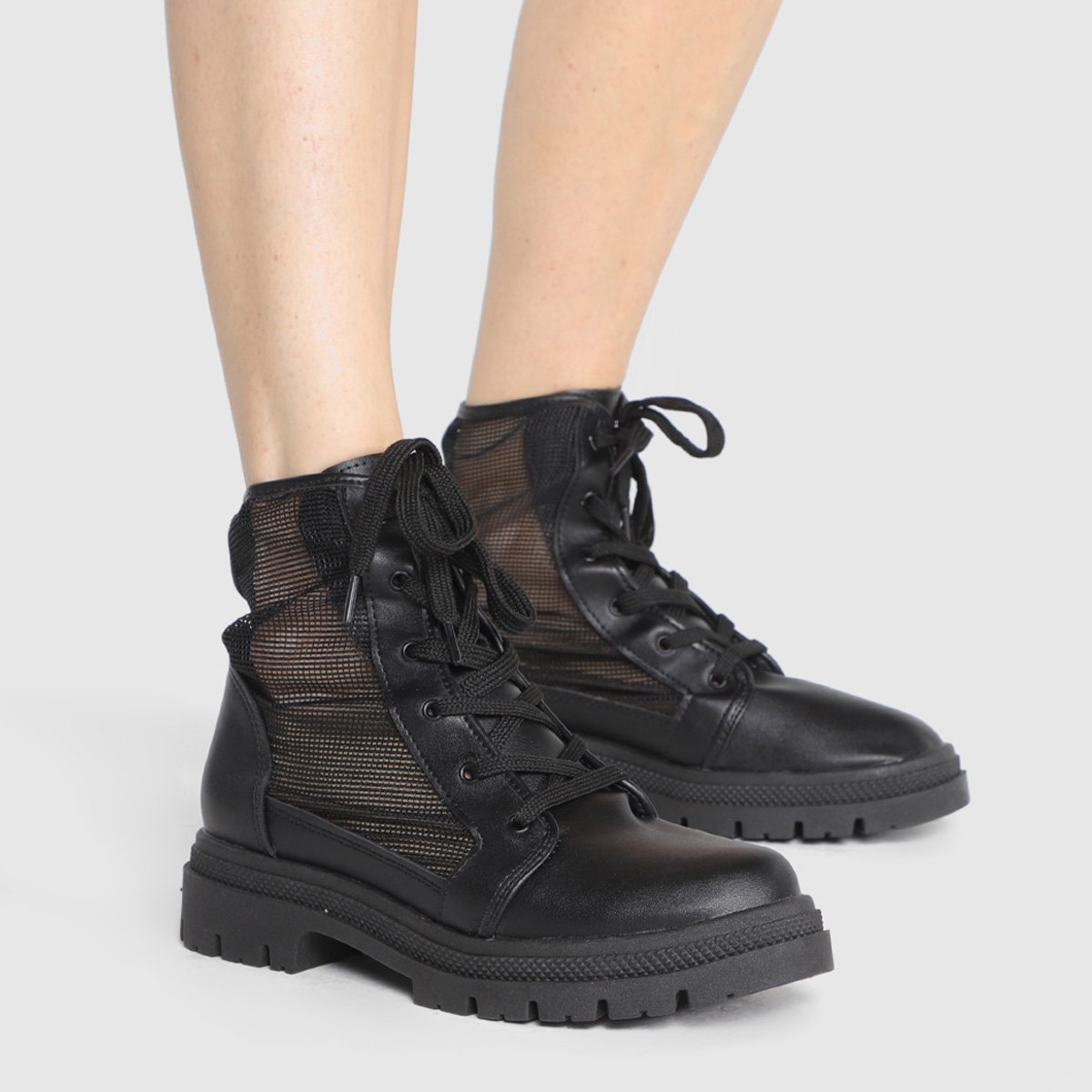 Bota Coturno Moleca Cano Médio Feminina - Tam: 35 - 1