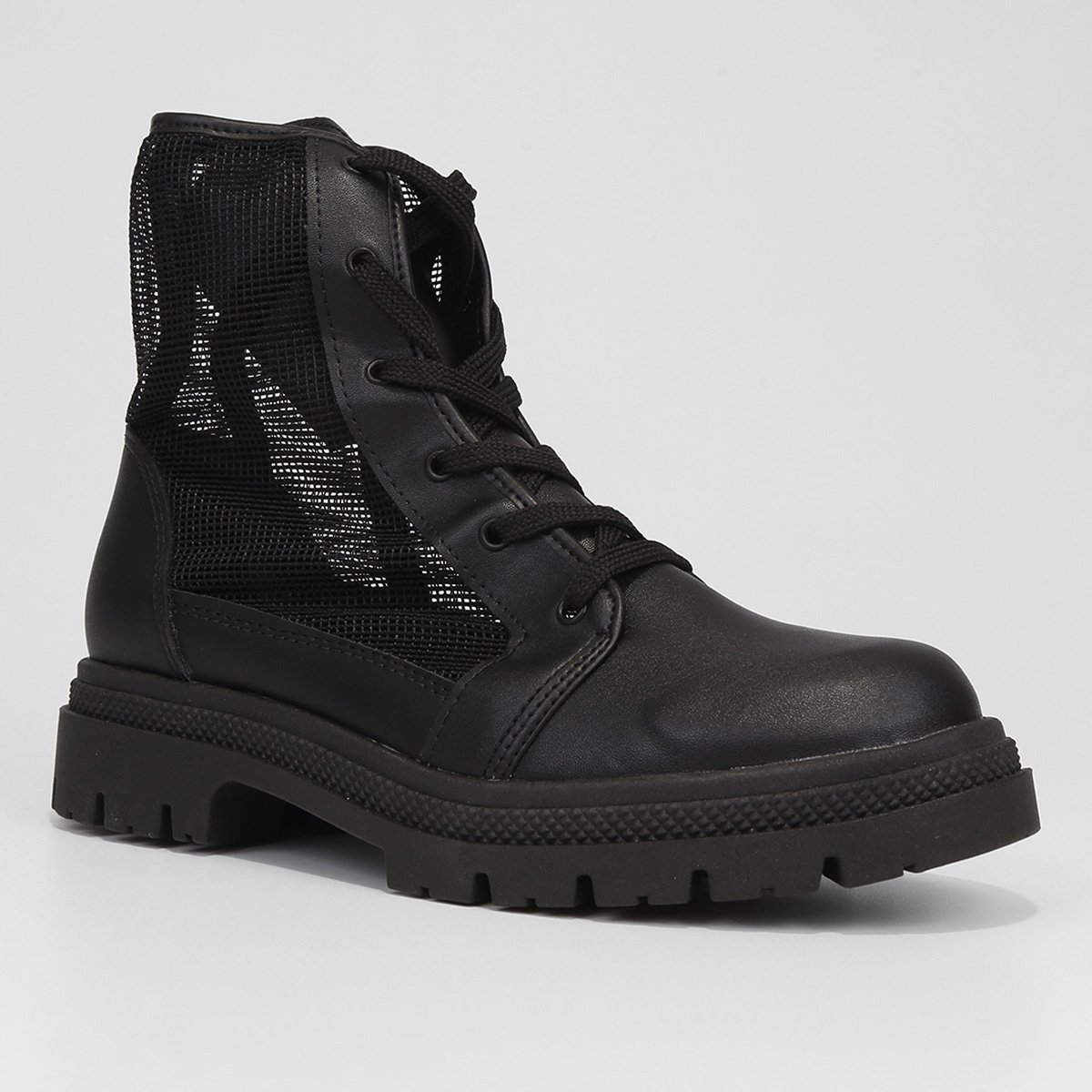 Bota Coturno Moleca Cano Médio Feminina - Tam: 35 - 2