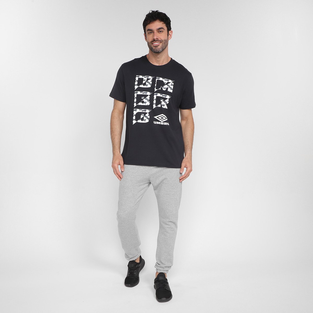 Camiseta Umbro Large Duo Camouflage Masculina - Tam: G - 3