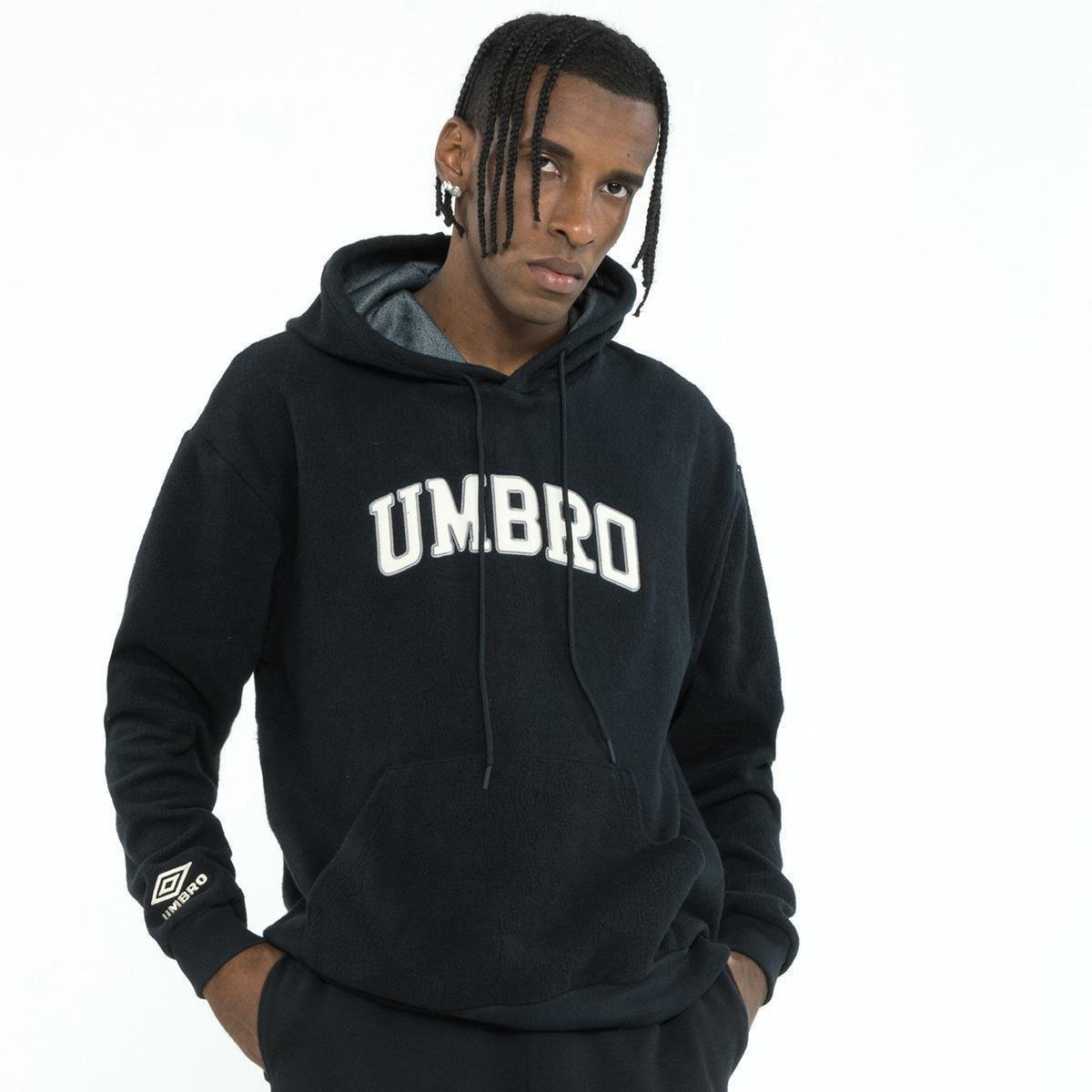 Blusa Moletom Umbro College Concept com Capuz - Tam: XS - 1