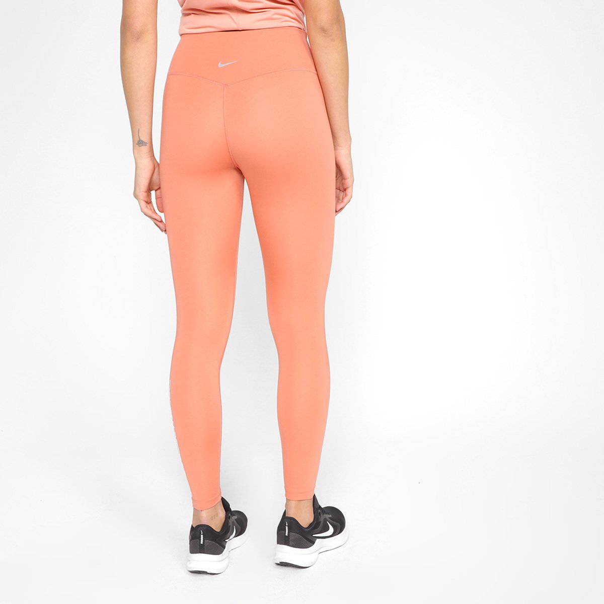 Calça Nike Dri-Fit Swash Run 7/8 Cintura Média Feminina - Tam: GG - 1